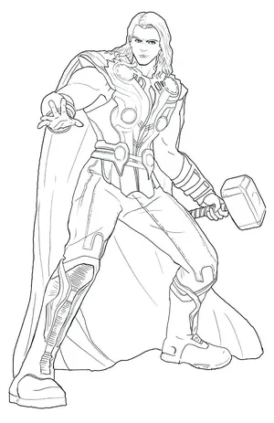 Thor Ragnarok Coloring Pages