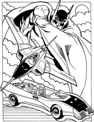 batman adult coloring pages