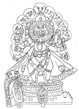 Lord Narsingh or God Narsimh Bhagwan