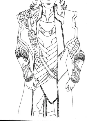loki and thor coloring pages