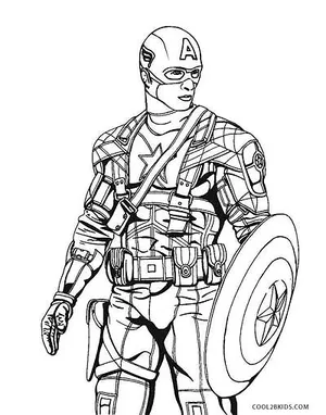 captain america coloring pages to print
