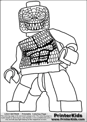 lego batman coloring pages bane