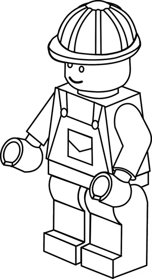 lego figures coloring pages