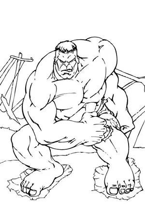 Incredible Hulk Coloring Pages