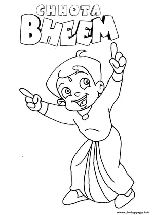 Coloring Pages | Chhota Bheem Coloring Page-saigonsouth.com.vn
