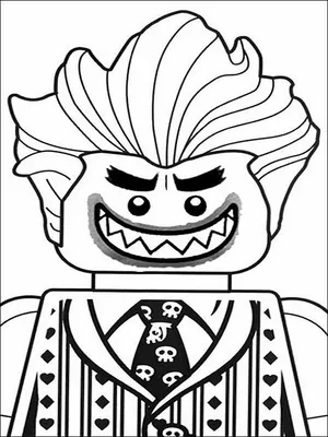 Lego Joker Coloring Pages