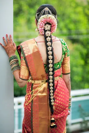 Best South Indian Bridal Hairstyle For A Beautiful Bride On Her Weeding-thephaco.com.vn