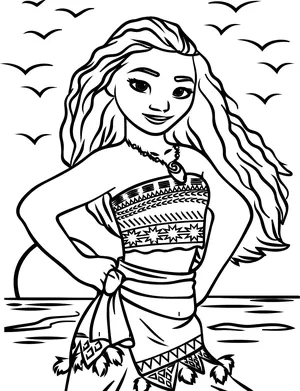 Moana Coloring Pages