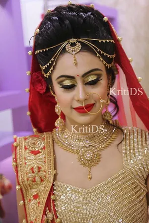 North India Bridal Hairstyle
