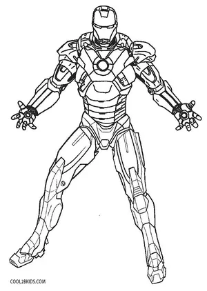 ironman coloring pages for kids