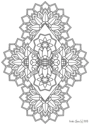 File:Mandala Coloring Pages for Adults - Printable Coloring Book