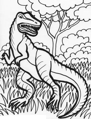 Dinosaur Coloring Pages for Kids