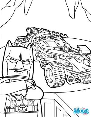 batman car coloring pages