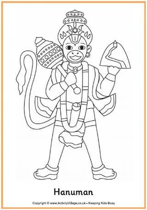 Lord Rama The Hindu God With Hanuman Stock Illustration - Download Image  Now - Hanuman, God, Vector - iStock