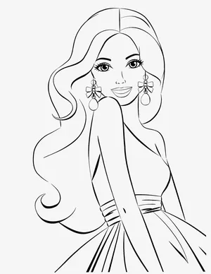 Mattel Barbie Colouring Book – PoundFun™