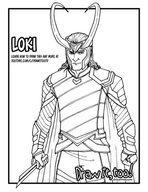 Avengers Thor Coloring Pages