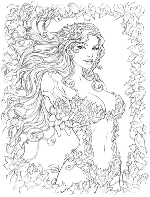 Featured image of post Classic Poison Ivy Coloring Pages Find more poison ivy coloring page pictures from our search