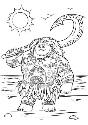 Moana Coloring Pages