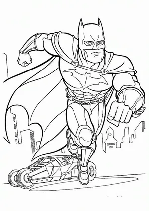 batman adult coloring pages