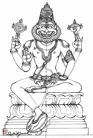 SD Sagar  on Twitter my new sketch  Lord Lakshmi Nara Simha Swamy  vaaru  TTVaibhavam httpstco8Qx5V6Bbr2  Twitter