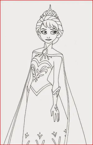 frozen coloring pages