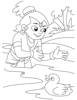 Discover more than 144 krishna sketch for colouring latest