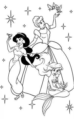 disney princess coloring sheets