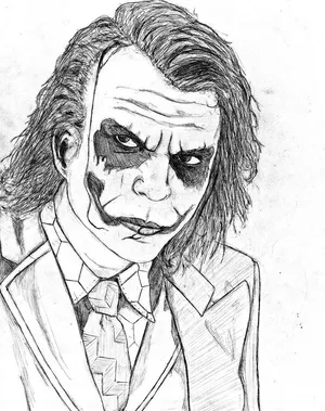 Buy The Dark Knight Batman and Joker Fine Art Print Drawing Online in India   Etsy