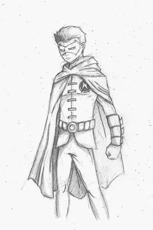 comic book robin coloring pages
