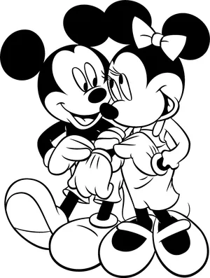 mickey mouse face coloring page