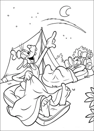 Goofy Coloring Pages