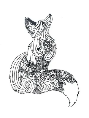 free-adult-coloring-page-fox