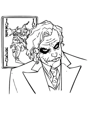 7 70 Collections Joker Cartoon Coloring Pages  Best HD