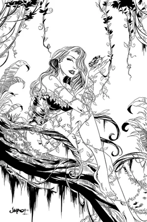 harley quinn and poison ivy coloring pages