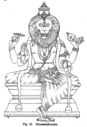 How to Draw Lord Narasimha come out from pillar Drawing  video Dailymotion
