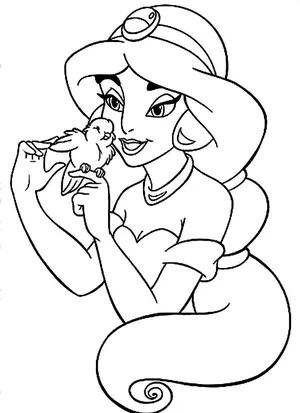 Drawing Of Princess Jasmine By Meera Grace Dizon Drawing Fine Art for Sell