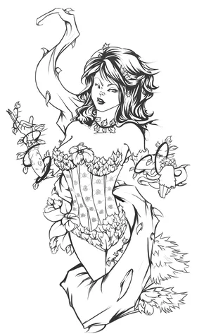 Featured image of post Realistic Poison Ivy Coloring Pages Took about 1 day with additional hours readjusting it