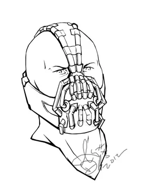 How To Draw Bane Easy Step by Step Drawing Guide by Dawn  DragoArt