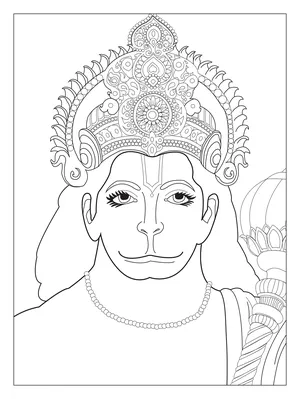 Sketch plus Painting of Hanuman Ji.#Sketch #Drawing #Paint… | Flickr