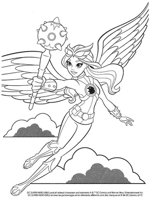 Dc Girls Coloring Pages