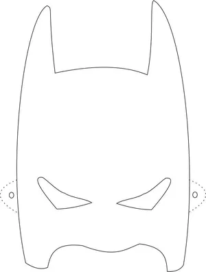 Batman Face Coloring Pages
