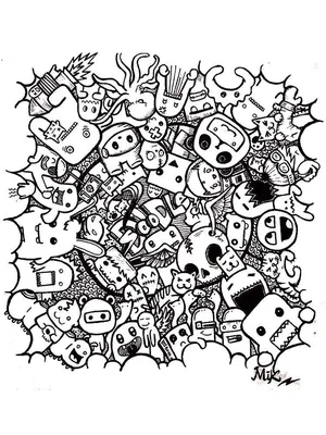 75 Vexx Doodles Coloring Pages  Free