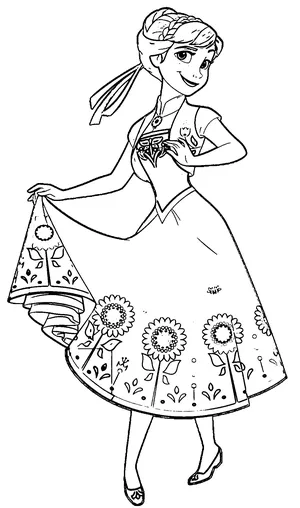 New Frozen 2 coloring pages with Elsa - YouLoveIt.com