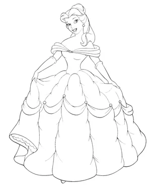 Belle Beast Ariel Drawing Disney Princess Disney Princess watercolor  Painting chibi fashion Illustration png  PNGWing