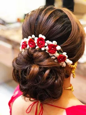 18 Indian Wedding Hairstyles with Jasmine Flowers | Bling Sparkle